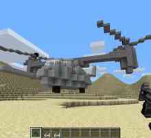 Detalii despre construirea unui elicopter în "Minecraft"