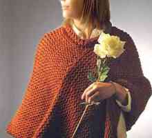 Tricotate poncho cu ace de tricotat: frumos, cald, elegant