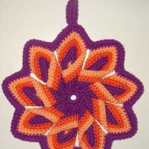 Învață să cârlig cârlig tricot - un decor original pentru bucătărie interior